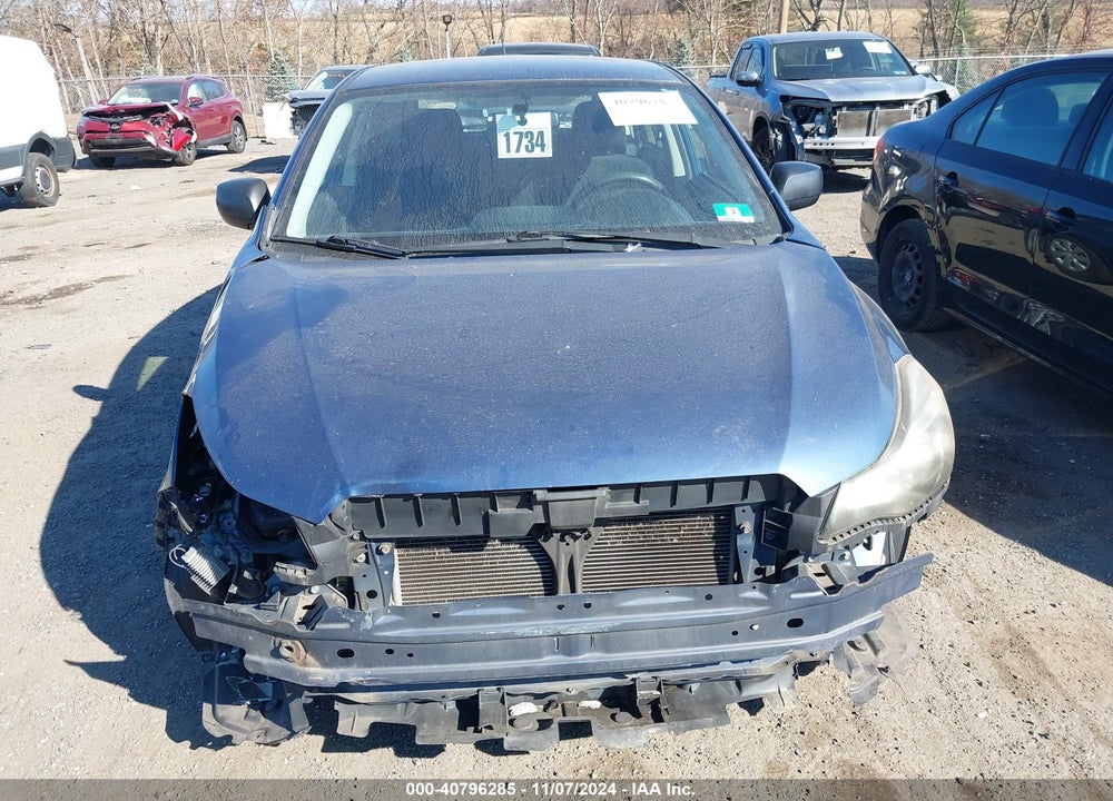 2012 SUBARU IMPREZA 2.0I VIN: JF1GPAA68CH216595