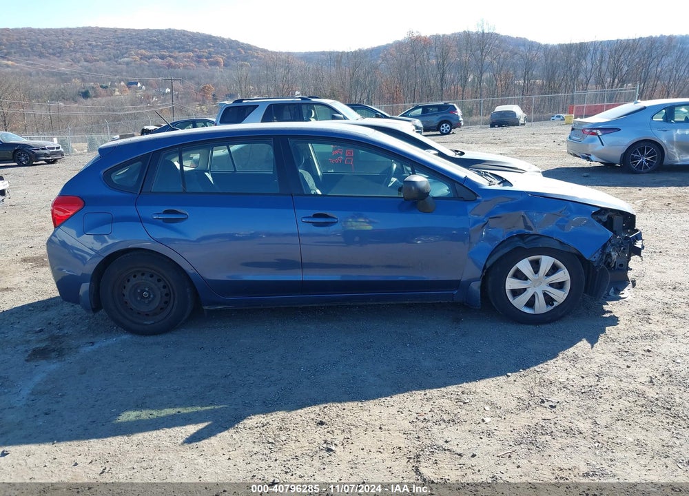 2012 SUBARU IMPREZA 2.0I VIN: JF1GPAA68CH216595