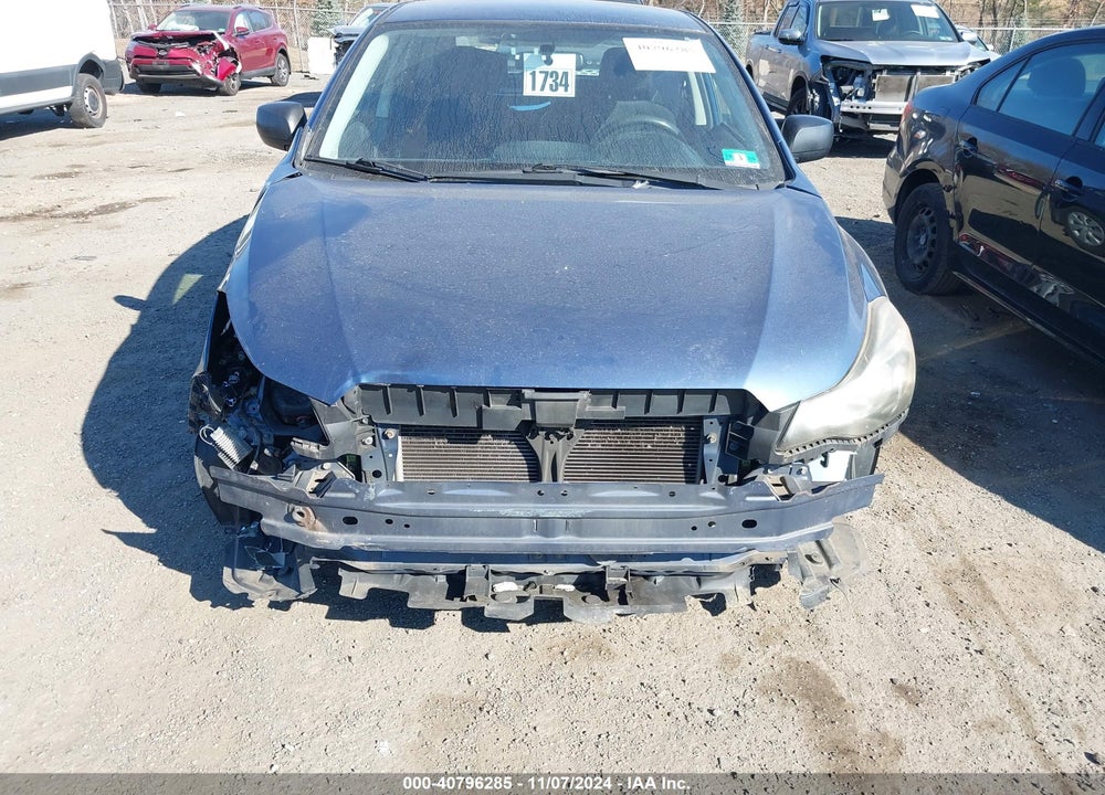 2012 SUBARU IMPREZA 2.0I VIN: JF1GPAA68CH216595