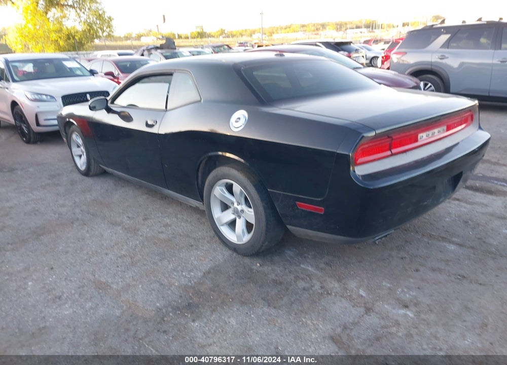 2012 DODGE CHALLENGER SXT VIN: 2C3CDYAG5CH214207