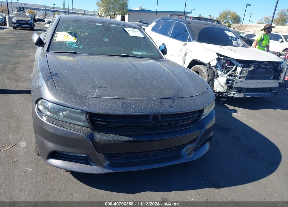 2016 DODGE CHARGER SXT VIN: 2C3CDXHGXGH110334