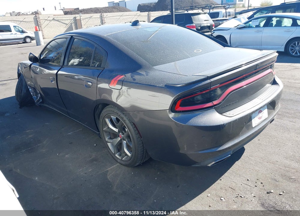 2016 DODGE CHARGER SXT VIN: 2C3CDXHGXGH110334