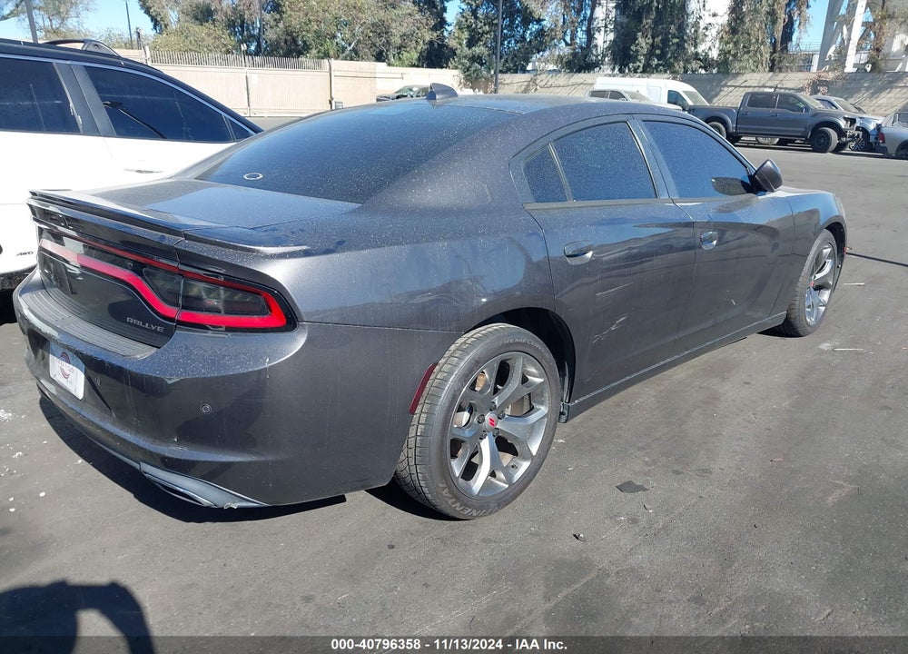 2016 DODGE CHARGER SXT VIN: 2C3CDXHGXGH110334