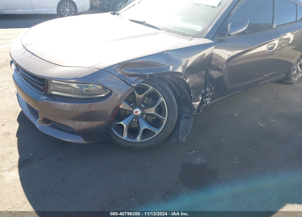 2016 DODGE CHARGER SXT VIN: 2C3CDXHGXGH110334