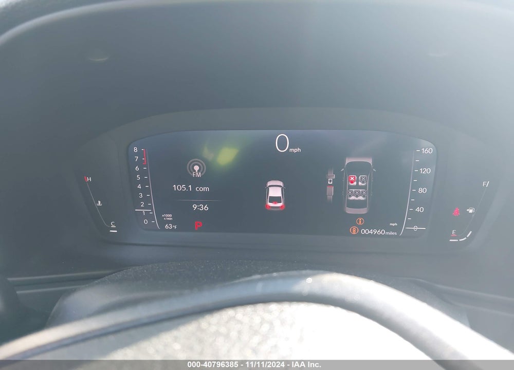 2024 HONDA ACCORD EX VIN: 1HGCY1F35RA021450
