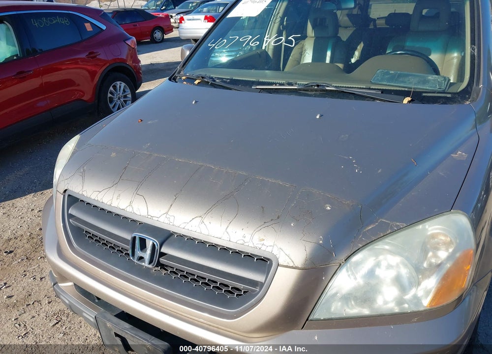 2003 HONDA PILOT VIN: 2HKYF18593H605889