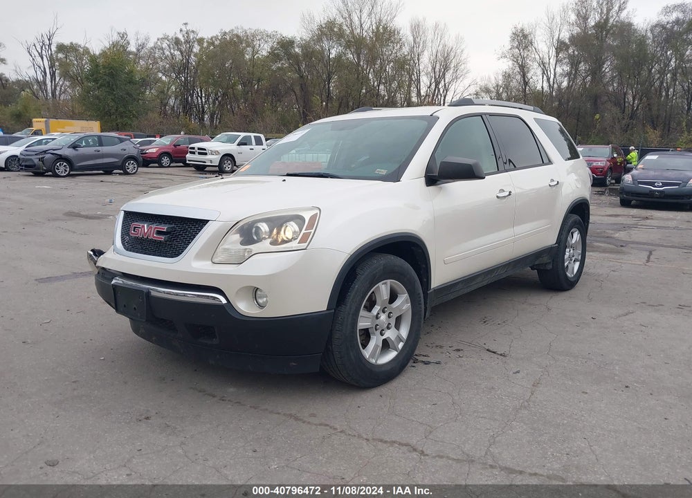 2012 GMC ACADIA SLE VIN: 1GKKRPED1CJ396395