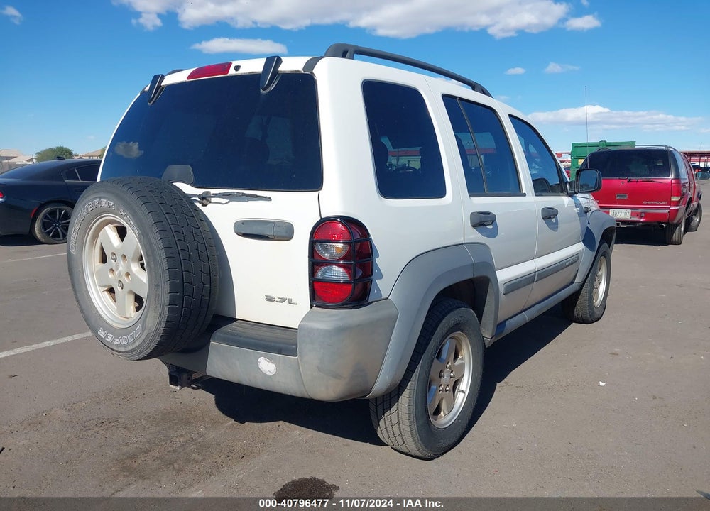 2007 JEEP LIBERTY SPORT VIN: 1J4GL48K27W633054