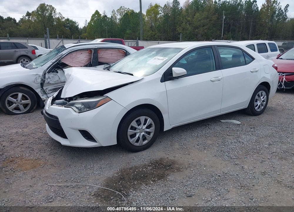 2015 TOYOTA COROLLA L VIN: 2T1BURHEXFC429100