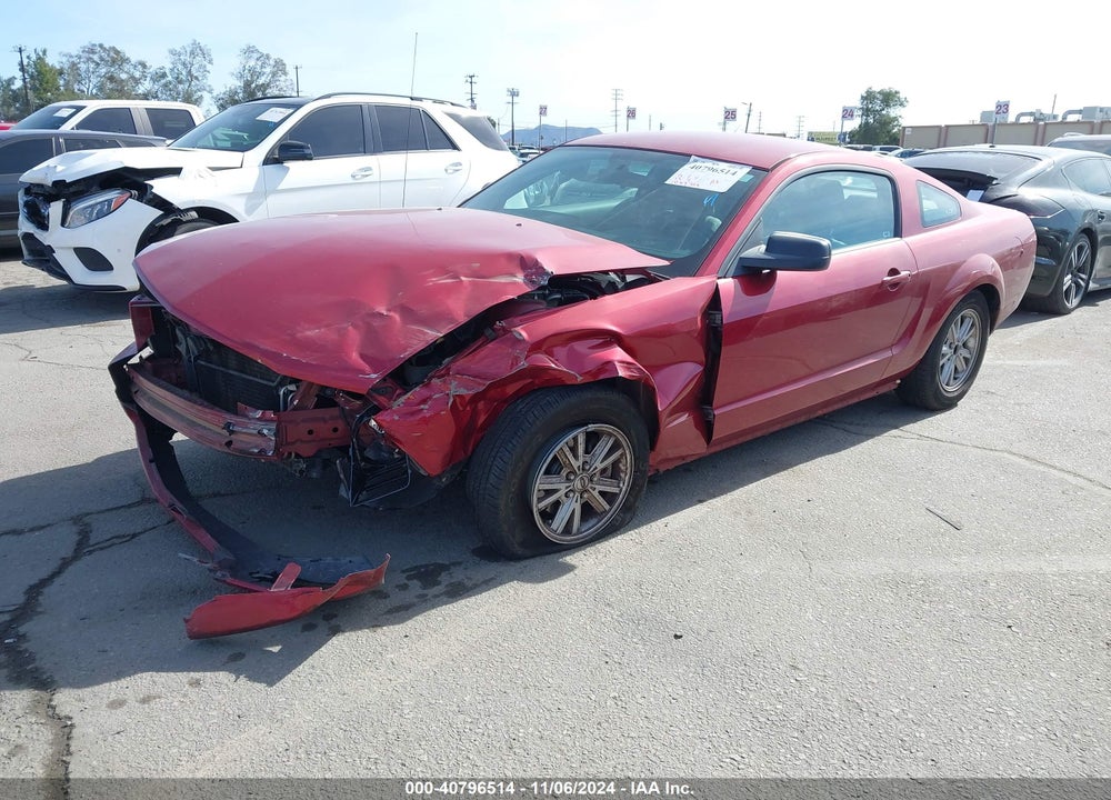 2005 FORD MUSTANG V6 DELUXE/V6 PREMIUM VIN: 1ZVFT80N655122347