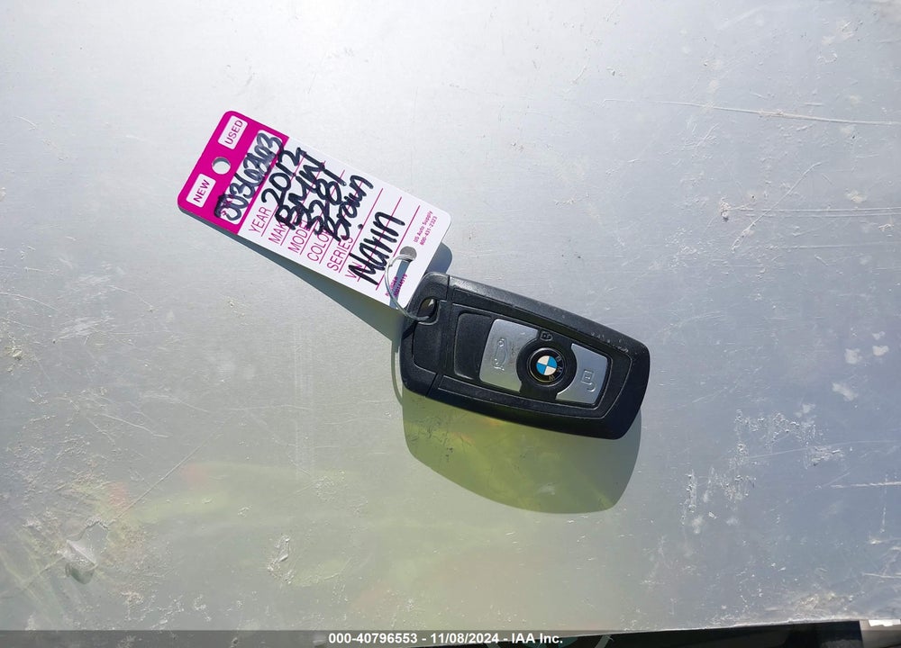 2012 BMW 328I VIN: WBA3A5C51CF345888