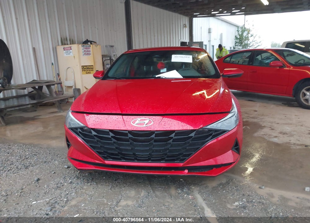 2021 HYUNDAI ELANTRA SEL VIN: 5NPLM4AG9MH037447