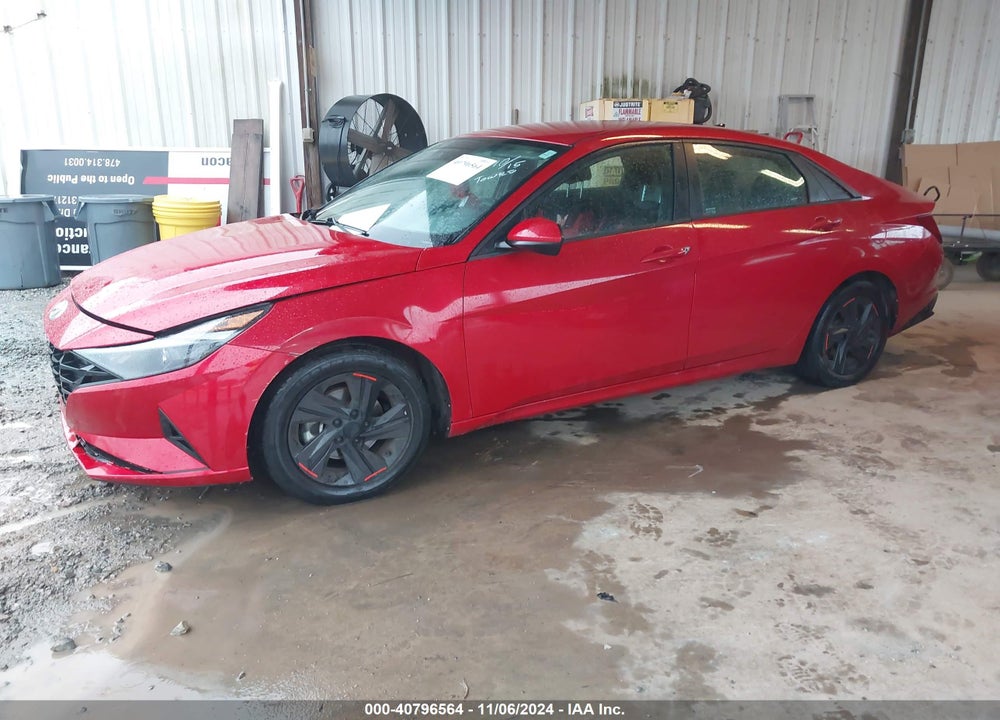 2021 HYUNDAI ELANTRA SEL VIN: 5NPLM4AG9MH037447