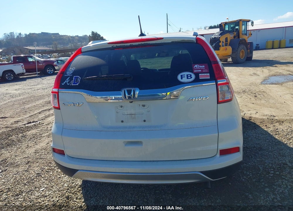 2015 HONDA CR-V EX-L VIN: 5J6RM4H71FL011580