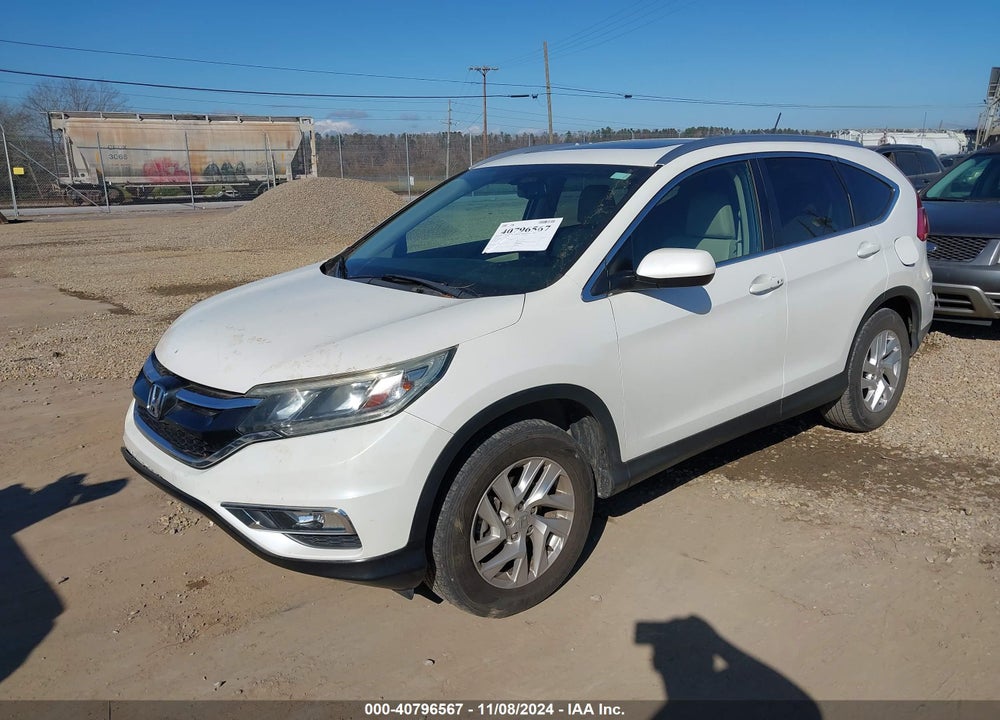 2015 HONDA CR-V EX-L VIN: 5J6RM4H71FL011580