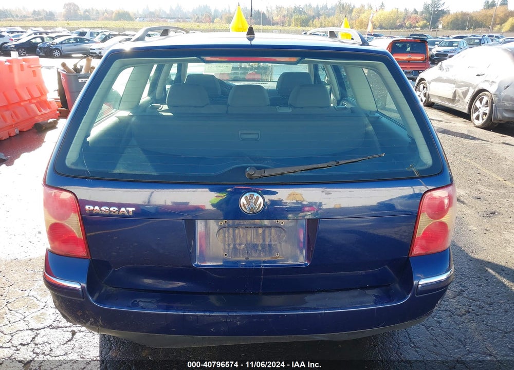 2004 VOLKSWAGEN PASSAT GLS VIN: WVWVD63B64E233092