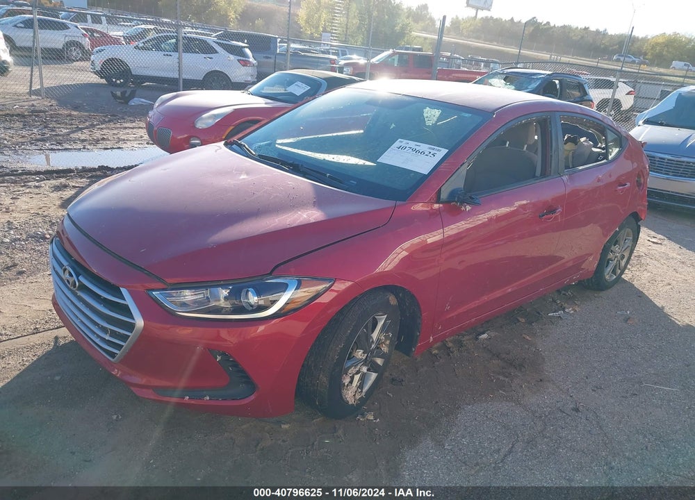 2018 HYUNDAI ELANTRA SEL VIN: 5NPD84LF5JH250372