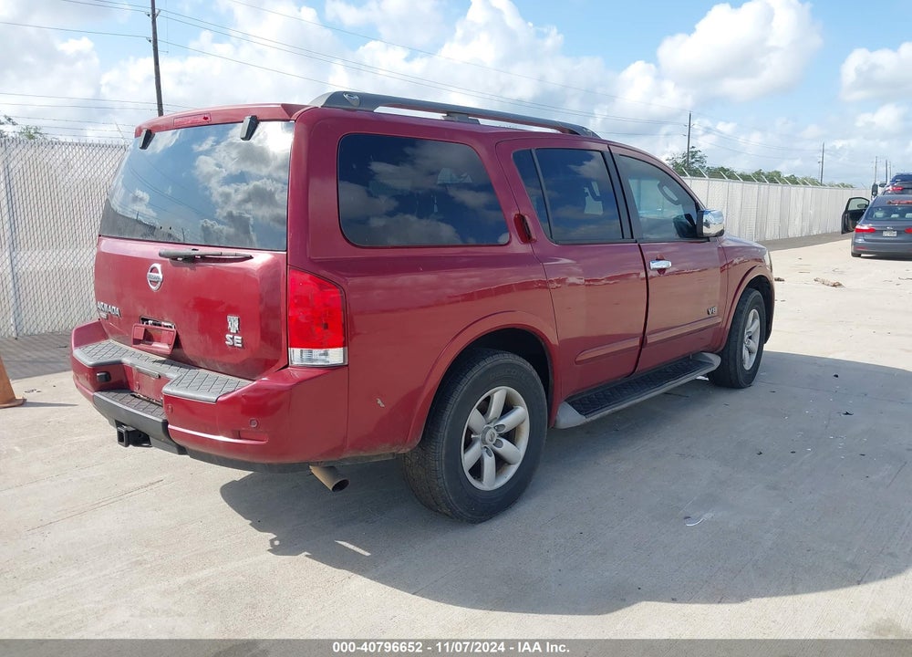2009 NISSAN ARMADA SE VIN: 5N1AA08C79N601305
