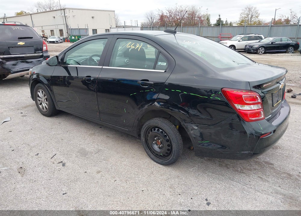 2018 CHEVROLET SONIC VIN: 1G1JD5SH7J4109731