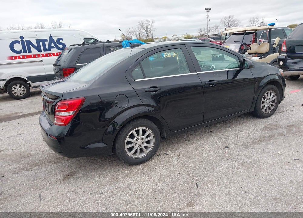 2018 CHEVROLET SONIC VIN: 1G1JD5SH7J4109731