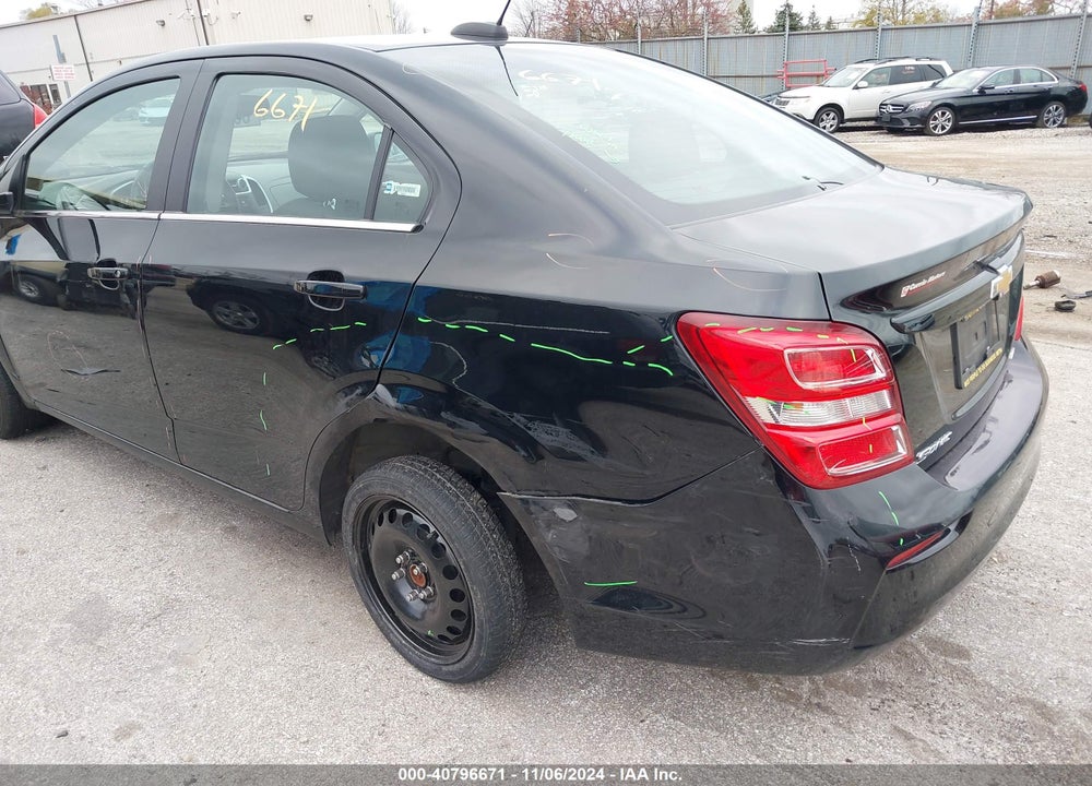 2018 CHEVROLET SONIC VIN: 1G1JD5SH7J4109731