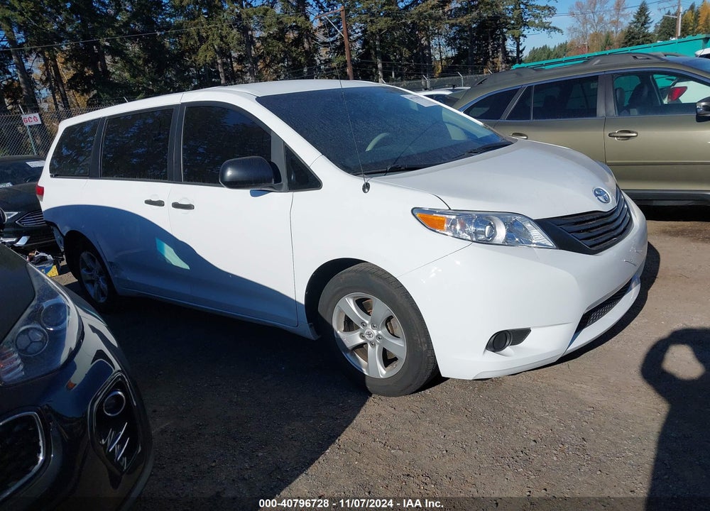 2011 TOYOTA SIENNA BASE V6 VIN: 5TDZK3DC9BS021985
