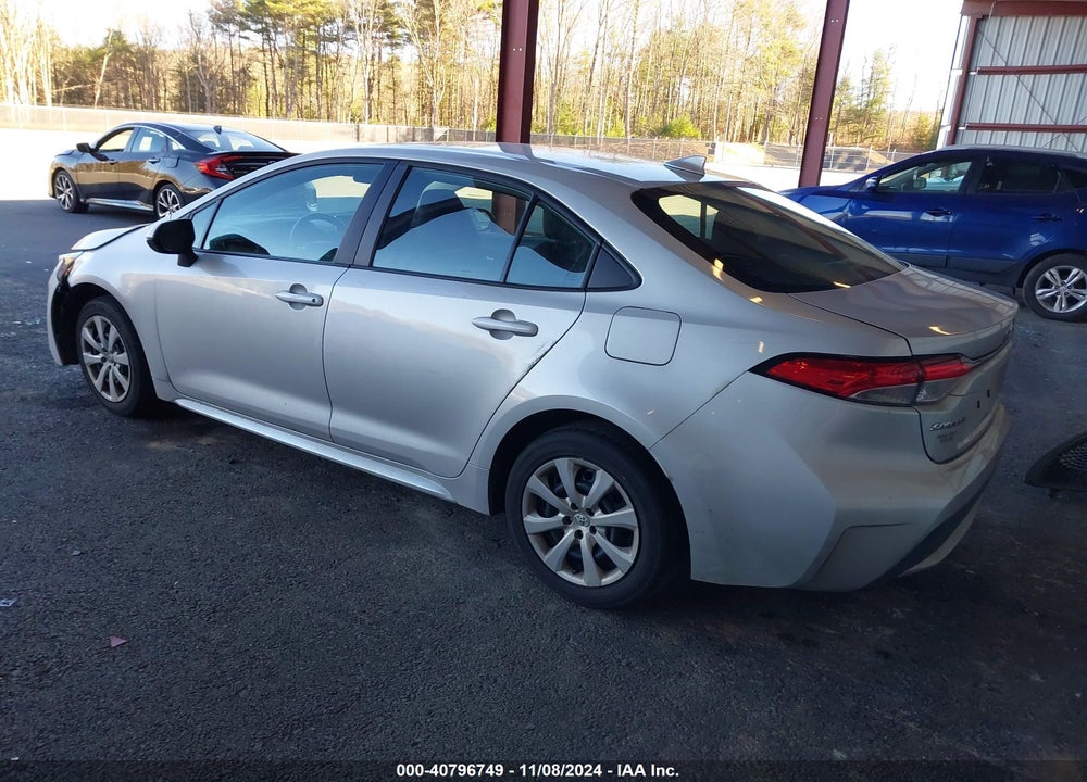 2021 TOYOTA COROLLA LE VIN: 5YFEPMAE1MP251155