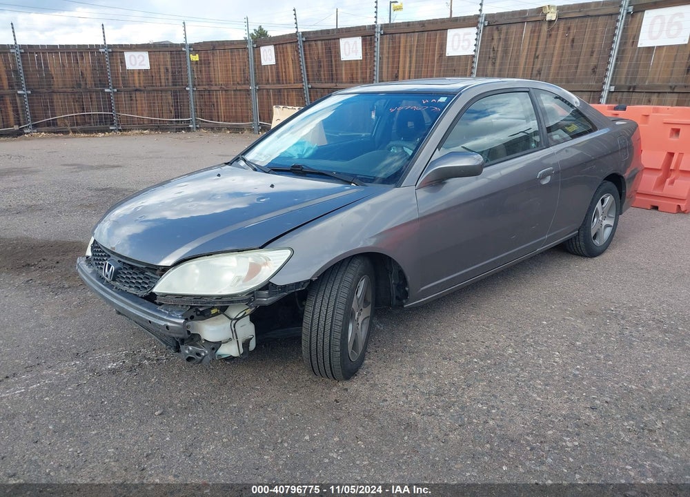 2005 HONDA CIVIC EX VIN: 1HGEM21935L001279