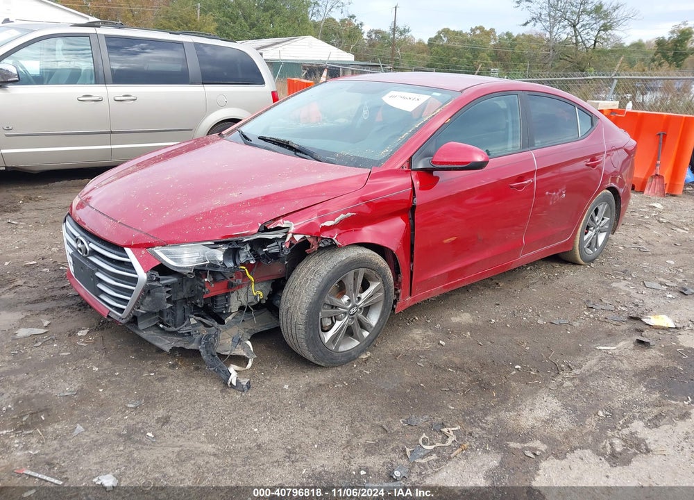 2017 HYUNDAI ELANTRA SE VIN: KMHD84LF4HU172582