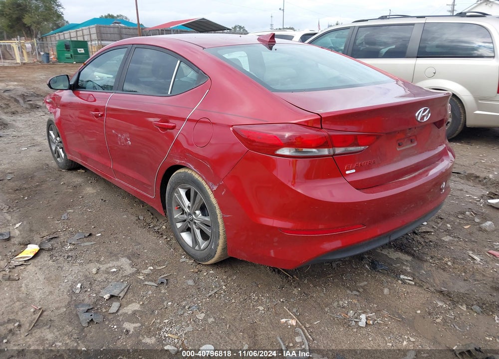 2017 HYUNDAI ELANTRA SE VIN: KMHD84LF4HU172582