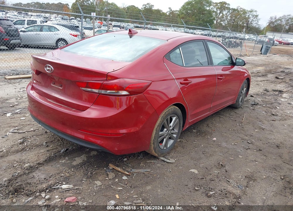 2017 HYUNDAI ELANTRA SE VIN: KMHD84LF4HU172582