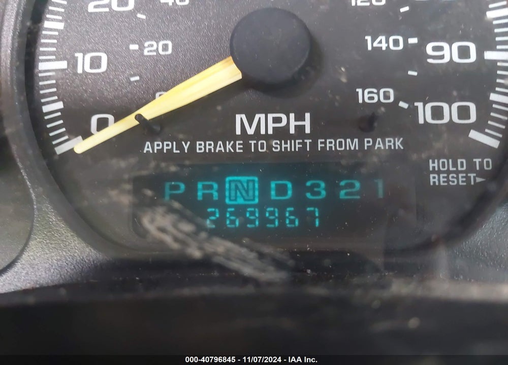 2001 CHEVROLET SILVERADO 1500 LT VIN: 2GCEK19T711324409