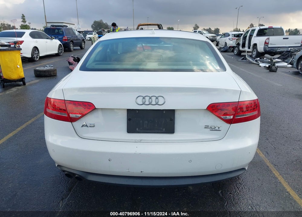 2012 AUDI A5 2.0T PREMIUM VIN: WAULFAFR6CA000779