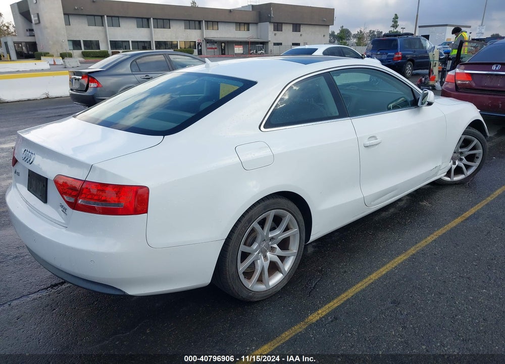 2012 AUDI A5 2.0T PREMIUM VIN: WAULFAFR6CA000779