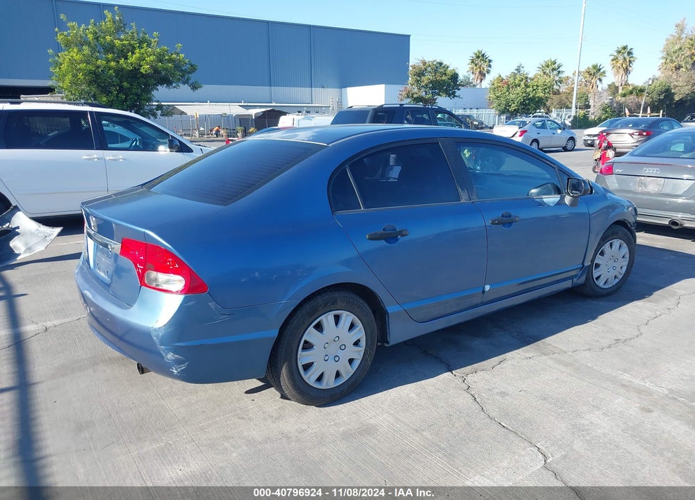 2009 HONDA CIVIC VP VIN: 2HGFA16329H328805
