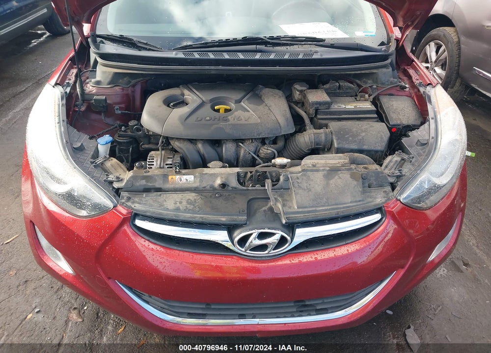 2013 HYUNDAI ELANTRA GLS VIN: 5NPDH4AE7DH391894