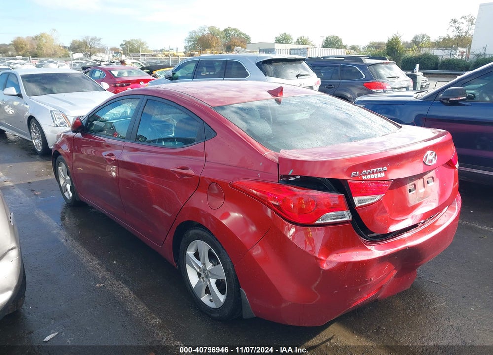 2013 HYUNDAI ELANTRA GLS VIN: 5NPDH4AE7DH391894