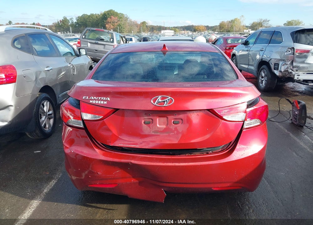 2013 HYUNDAI ELANTRA GLS VIN: 5NPDH4AE7DH391894
