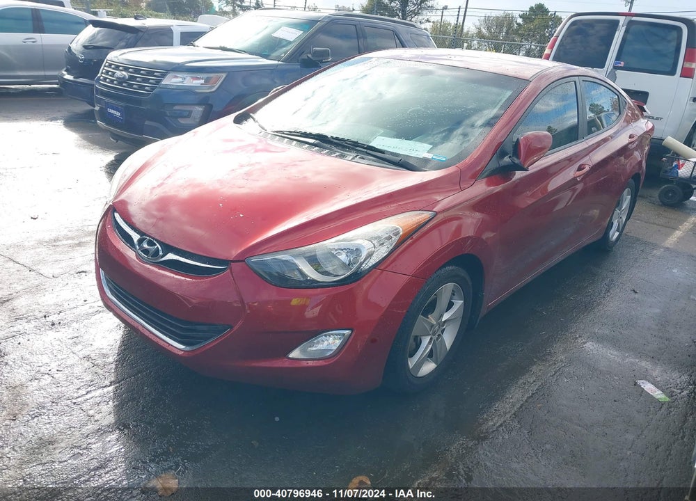 2013 HYUNDAI ELANTRA GLS VIN: 5NPDH4AE7DH391894