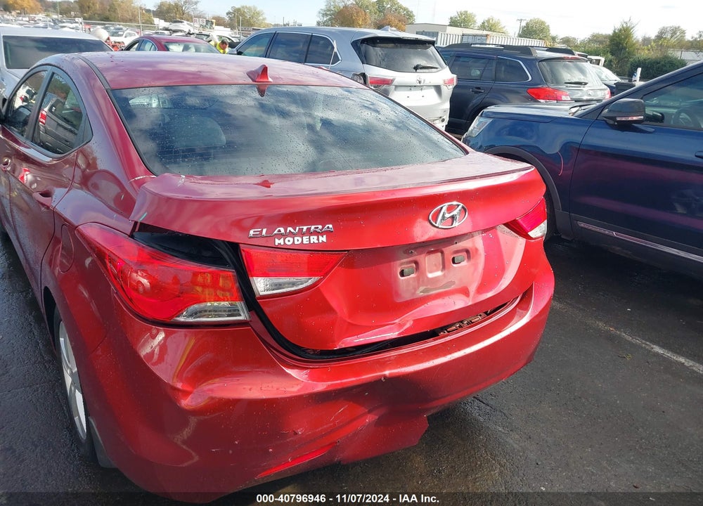 2013 HYUNDAI ELANTRA GLS VIN: 5NPDH4AE7DH391894