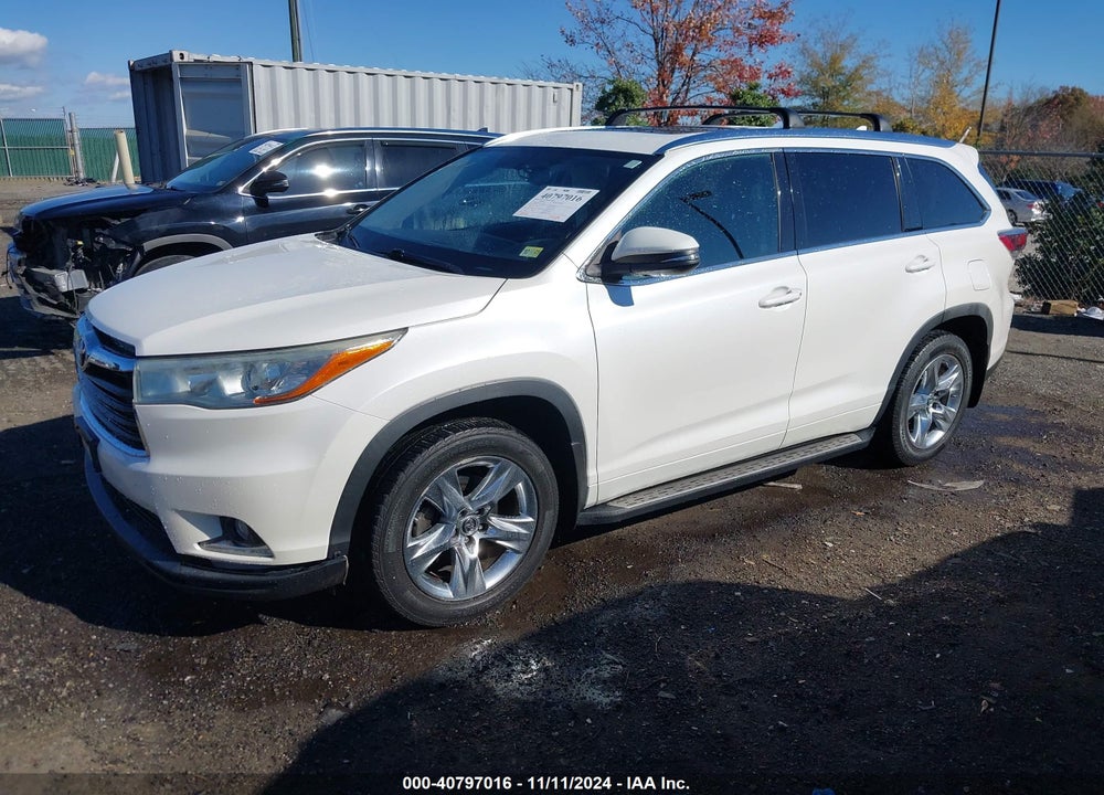 2016 TOYOTA HIGHLANDER LIMITED V6 VIN: 5TDDKRFH6GS234406