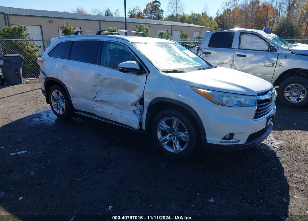 2016 TOYOTA HIGHLANDER LIMITED V6 VIN: 5TDDKRFH6GS234406