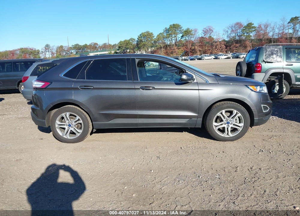 2017 FORD EDGE TITANIUM VIN: 2FMPK4K90HBC34494