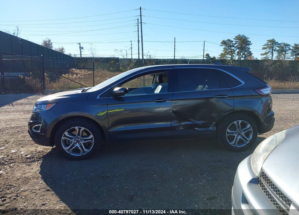 2017 FORD EDGE TITANIUM VIN: 2FMPK4K90HBC34494