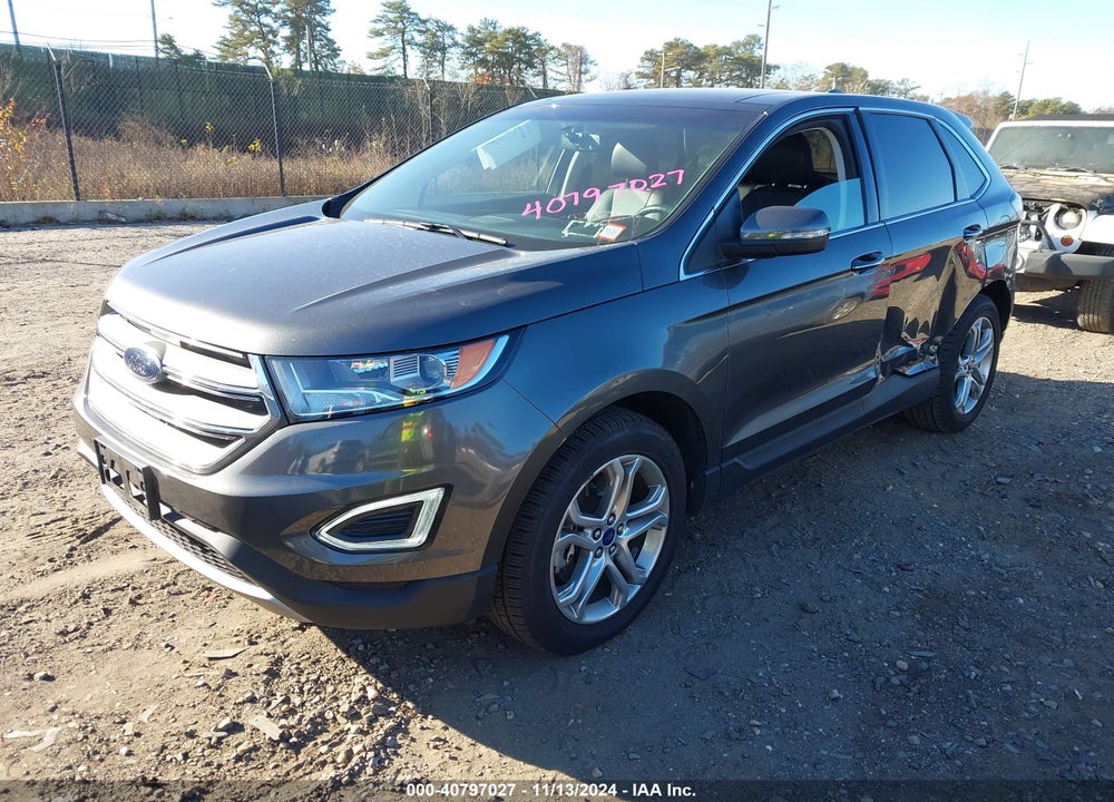 2017 FORD EDGE TITANIUM VIN: 2FMPK4K90HBC34494