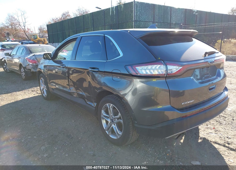 2017 FORD EDGE TITANIUM VIN: 2FMPK4K90HBC34494