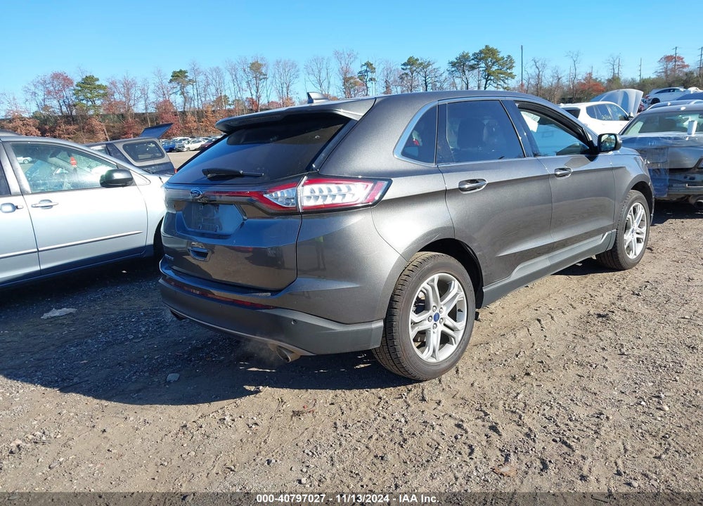 2017 FORD EDGE TITANIUM VIN: 2FMPK4K90HBC34494