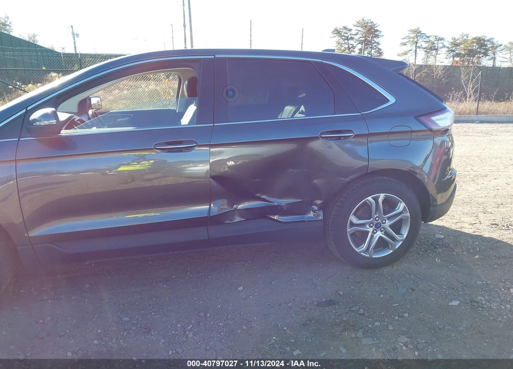 2017 FORD EDGE TITANIUM VIN: 2FMPK4K90HBC34494