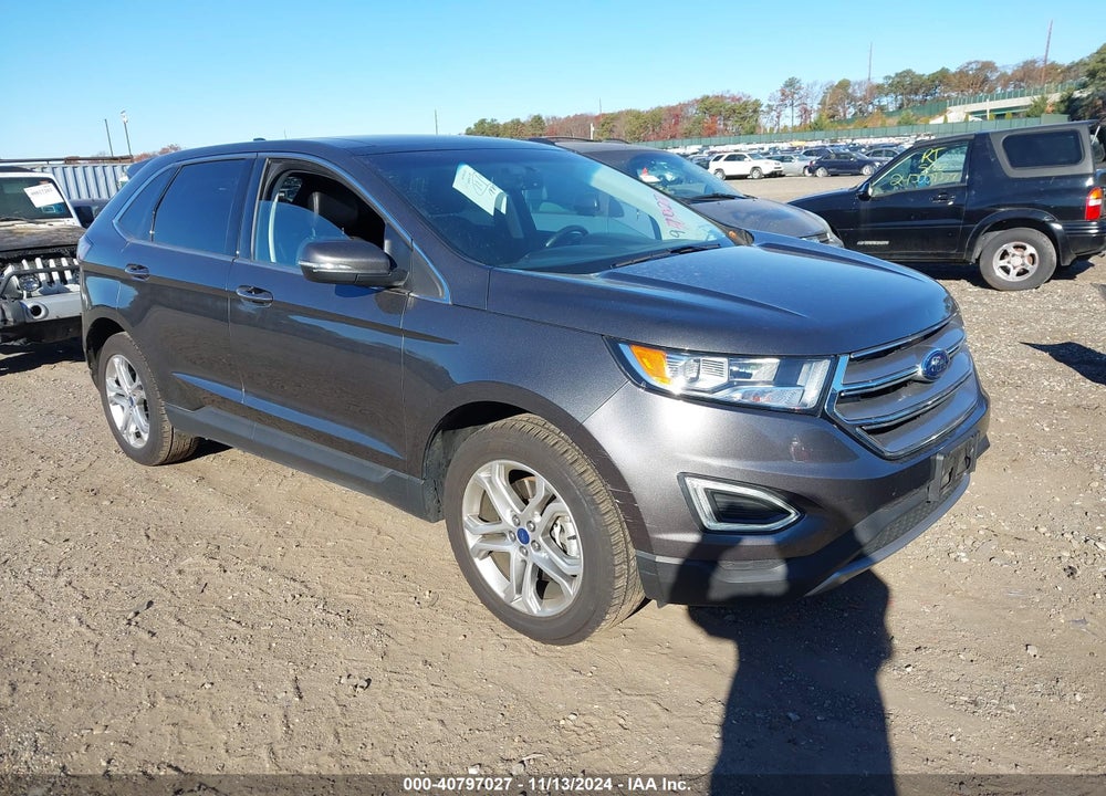 2017 FORD EDGE TITANIUM VIN: 2FMPK4K90HBC34494