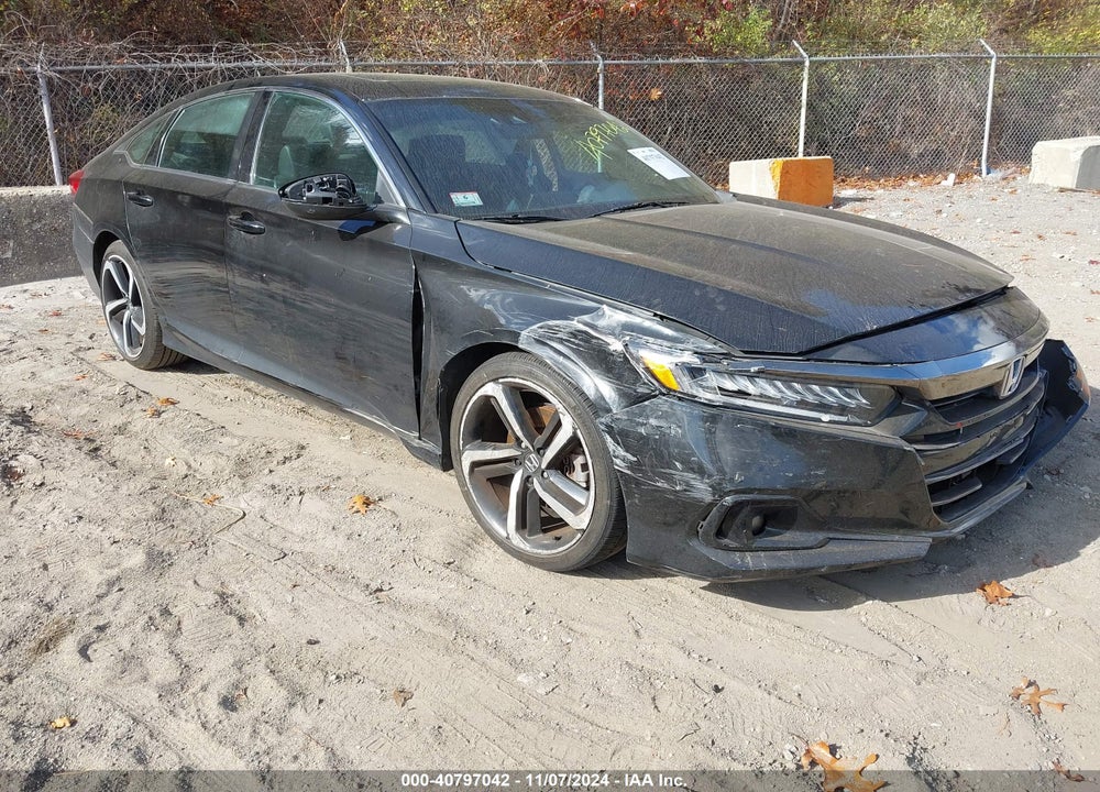 2022 HONDA ACCORD SPORT 2.0T VIN: 1HGCV2F32NA007451